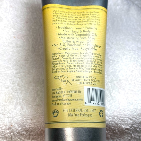 A LA MAISON DE PROVENCE HAND BODY LOTION FRESH SEA SALT MOISTURE SHEA BUTTER NEW - Picture 5 of 7
